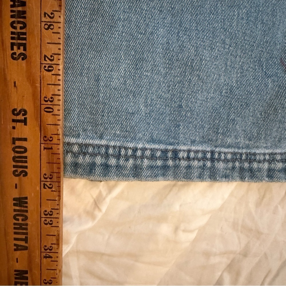 Wrangler x Billabong Patchwork Jeans Women’s 24 High Rise Flare Denim - Picture 9 of 10